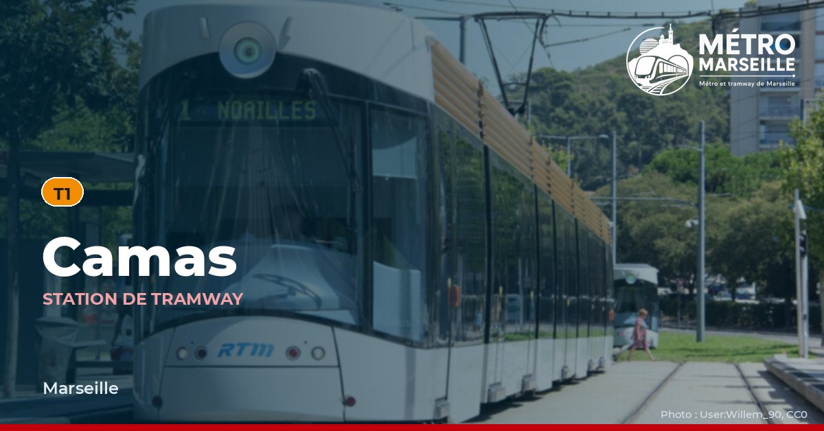 Station Camas du métro et tramway de Marseille