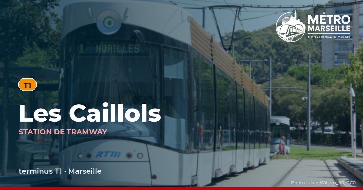 Station Les Caillols du métro et tramway de Marseille