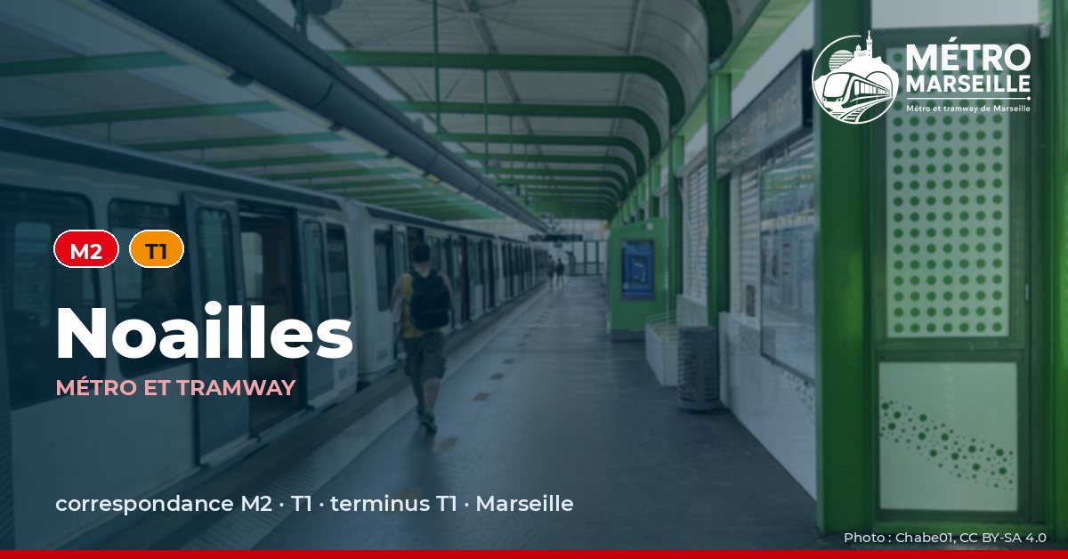 Station Noailles du métro et tramway de Marseille