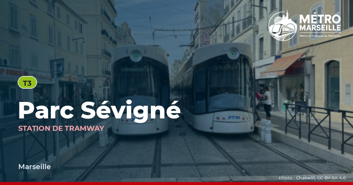Station Parc Sevigne du métro et tramway de Marseille